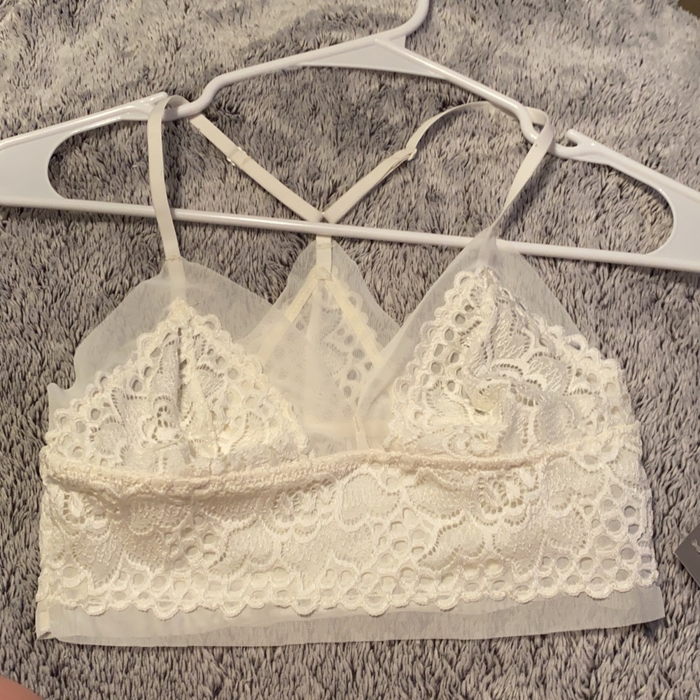 ❤️Aerie White Lace Bralette